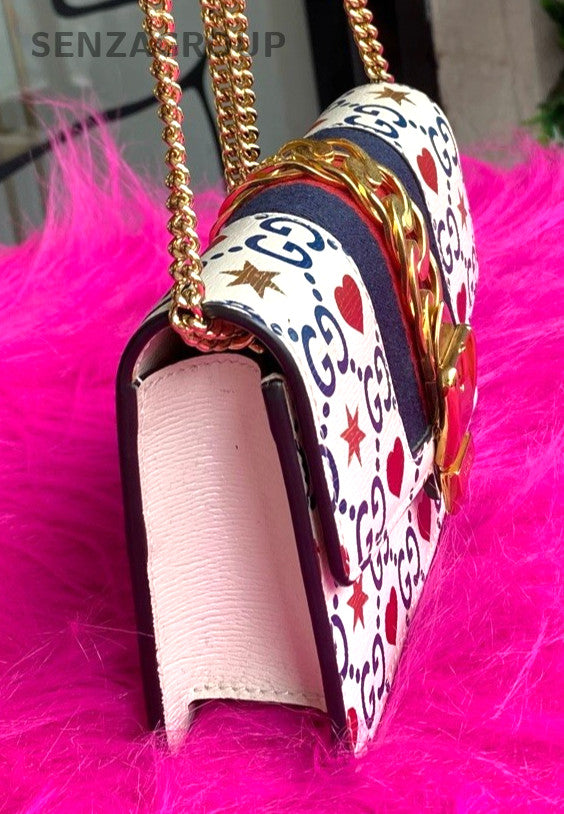 GUCCI Sylvie mini Valentine's Day Limited Edition Chain Shoulder bag Women