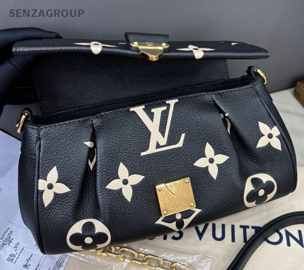 Louis Vuitton Favorite Calfskin Monogram Chain Shoulder Bag Crossbody Used Women