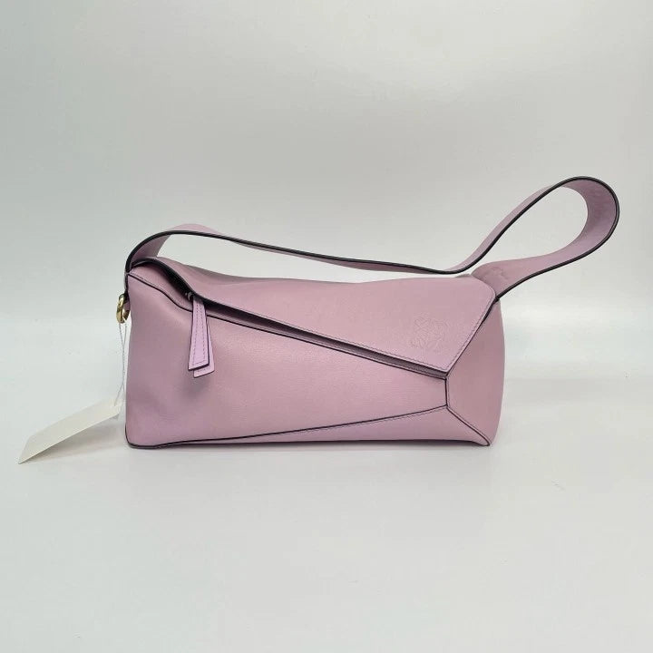 Loewe Purple Puzzle Hobo Shoulder Bag For Women