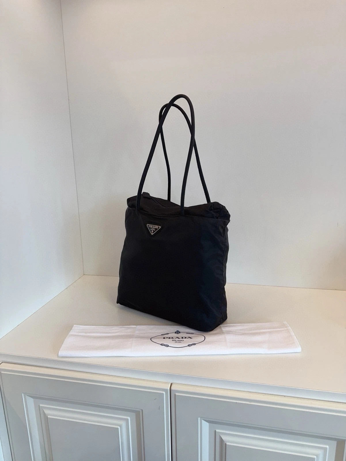 Prada Black Shoulder Tote Bag for Women