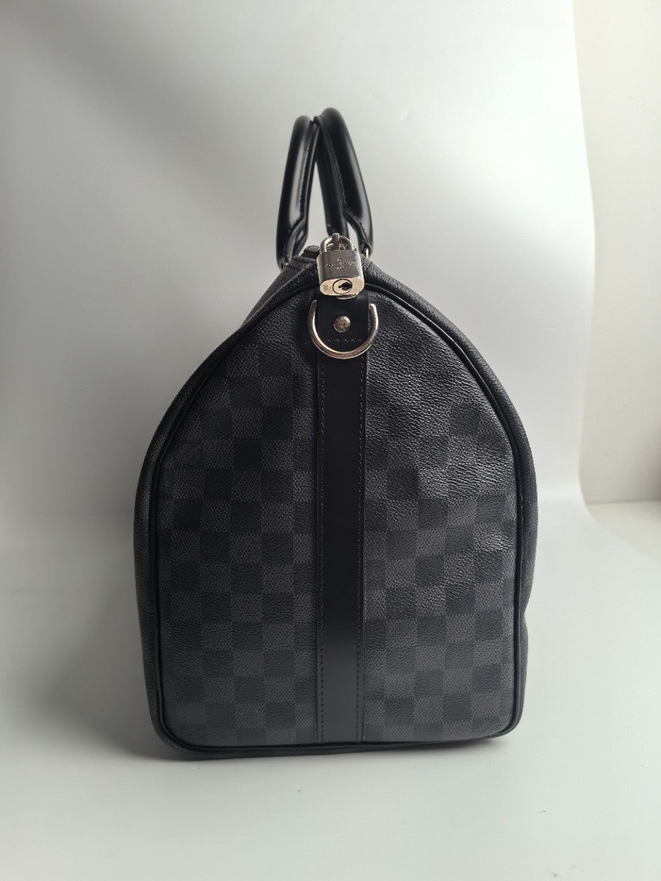 SJ0001Louis Vuitton Keepall Bandoulière 45 Damier Graphite
