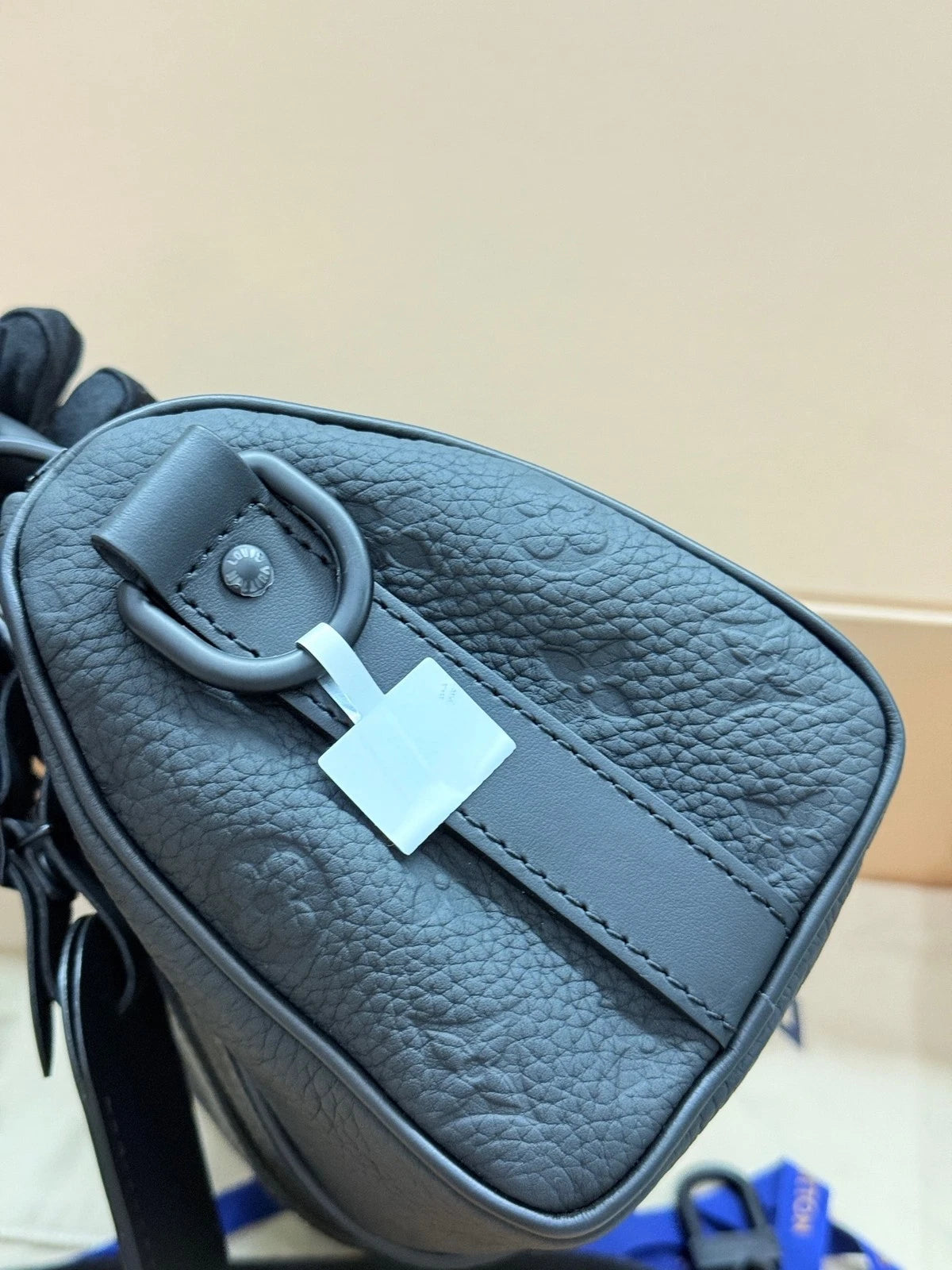 Louis Vuitton Black Keepall25 Top Handle Bag For Women