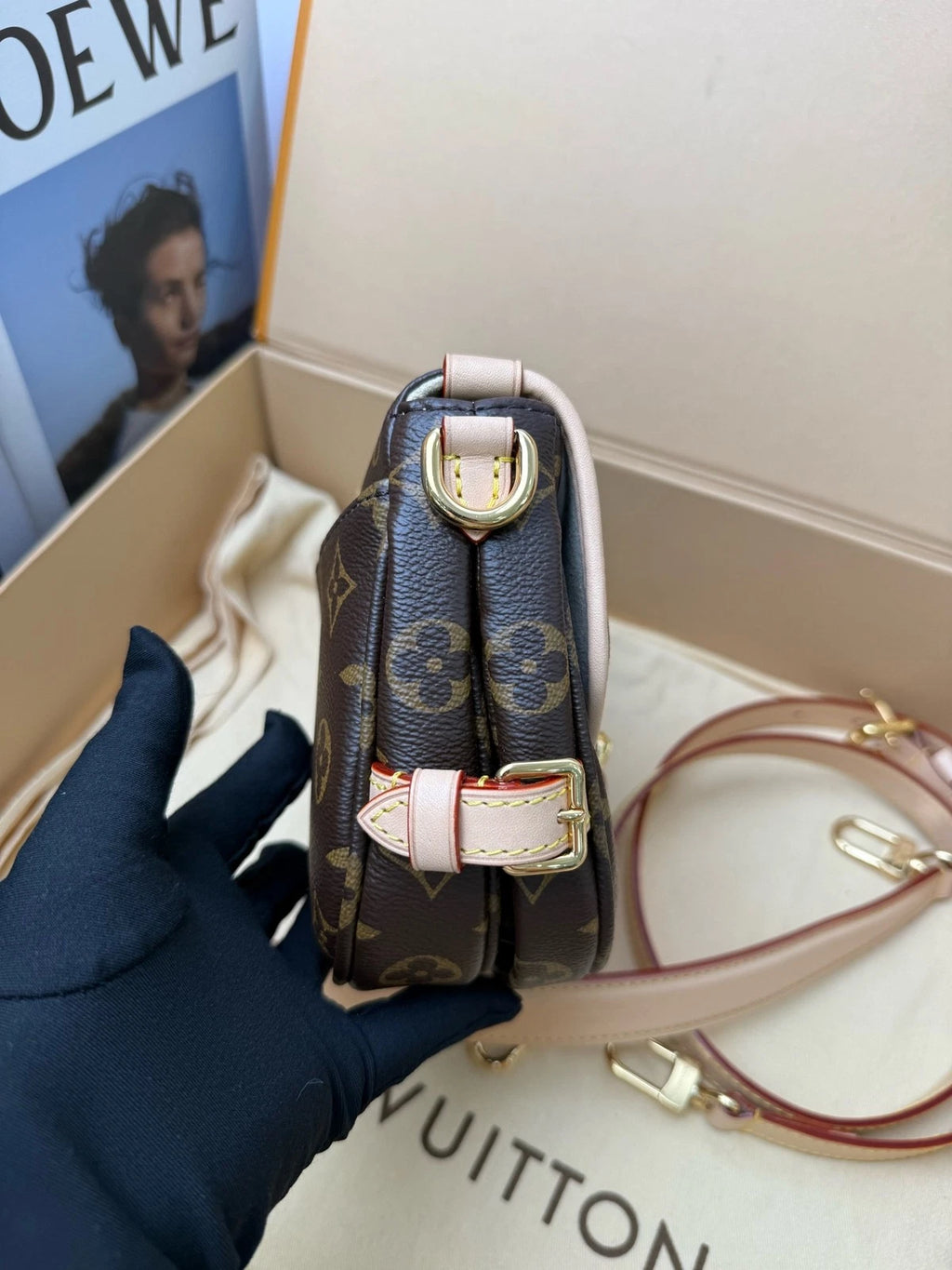 Louis Vuitton Twinstar BB Canvas Crossbody Handbag For Women