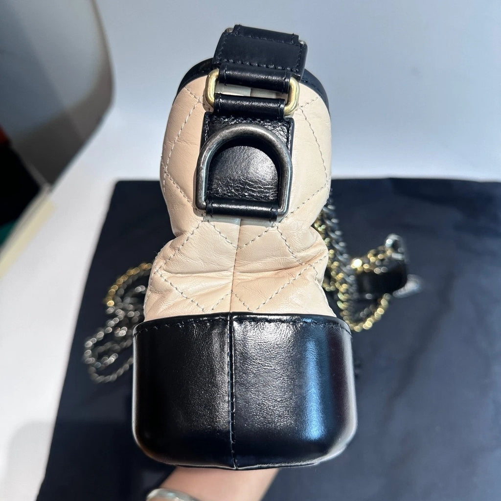 CHANEL Gabrielle Calfskin Quilted Small Shoulder Crossbody Women