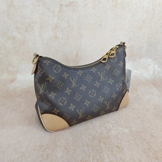 Louis Vuitton Boulogne Monogram Canvas Shoulder Bag Crossbody Excellent
