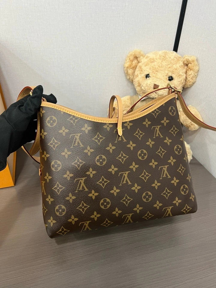 Louis Vuitton Monogram Canvas Carryall PM Tote Bag For Women