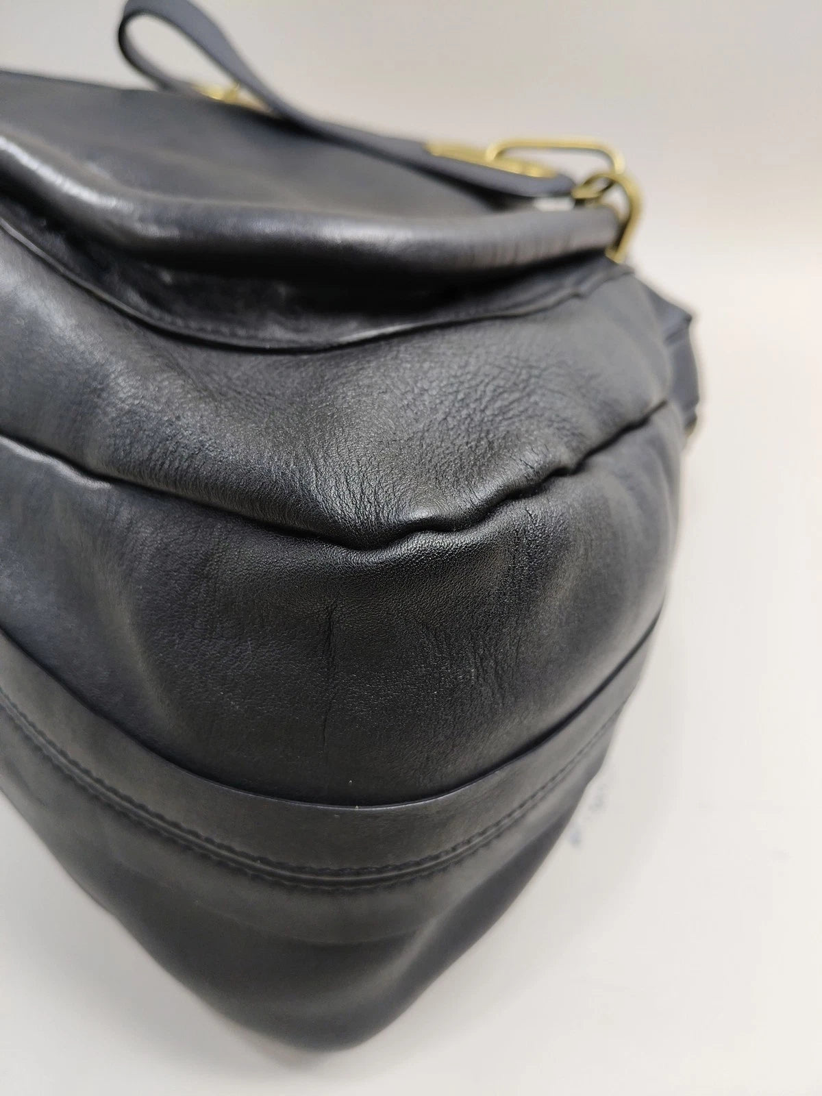 Chloe Paraty Large Black Leather Shoulder Bag For Women