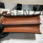 Louis Vuitton Daphne Classic Monogram Brown Gold Buckle Shoulder Bag Women