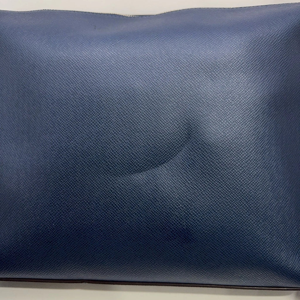 Louis Vuitton Solid Leather Flap Shoulder Crossbody Bag For Women