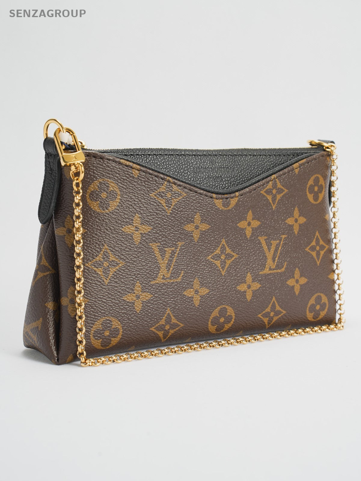 Louis Vuitton Monogram M41639 Pallas Clutch  Shoulder Bag