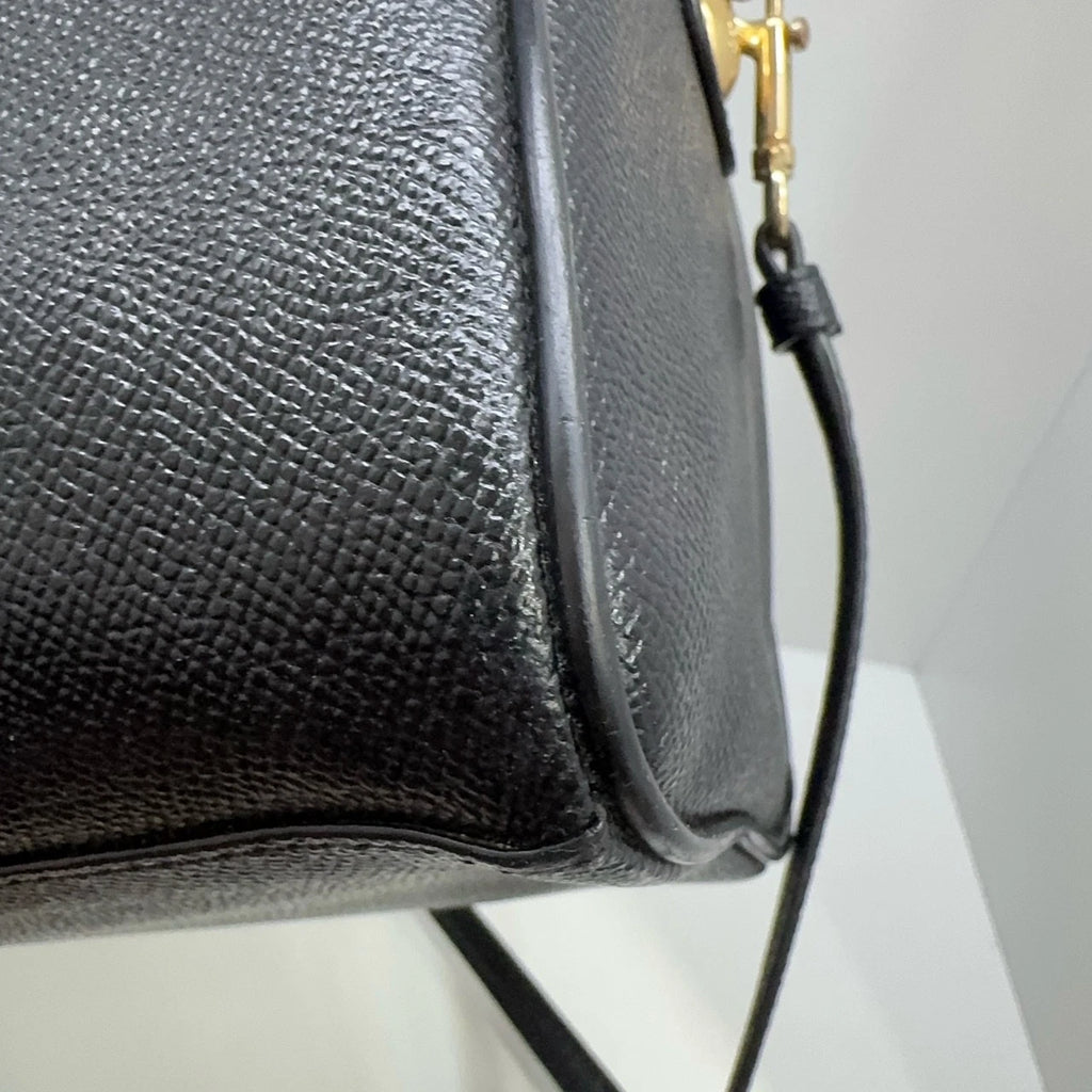 Coach Bennett 23 Black Boston Handbag Shoulder Crossbody Women