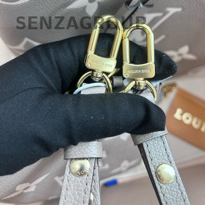 Louis Vuitton Monogram Grey Gold Bucket Bag Women's Classic Handbag