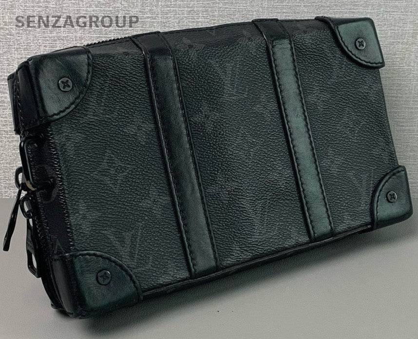 Louis Vuitton Black Monogram Trunk Wallet Shoulder bag Crossbody