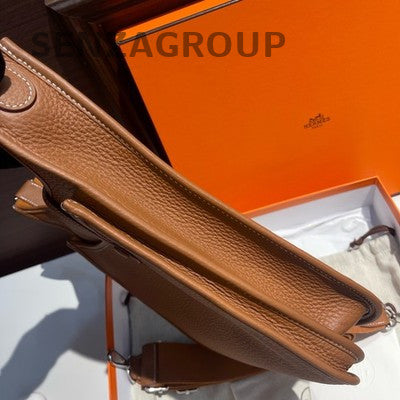 Hermès Evelyne 29 Shoulder Bag Brown Silver Hardware Classic Women