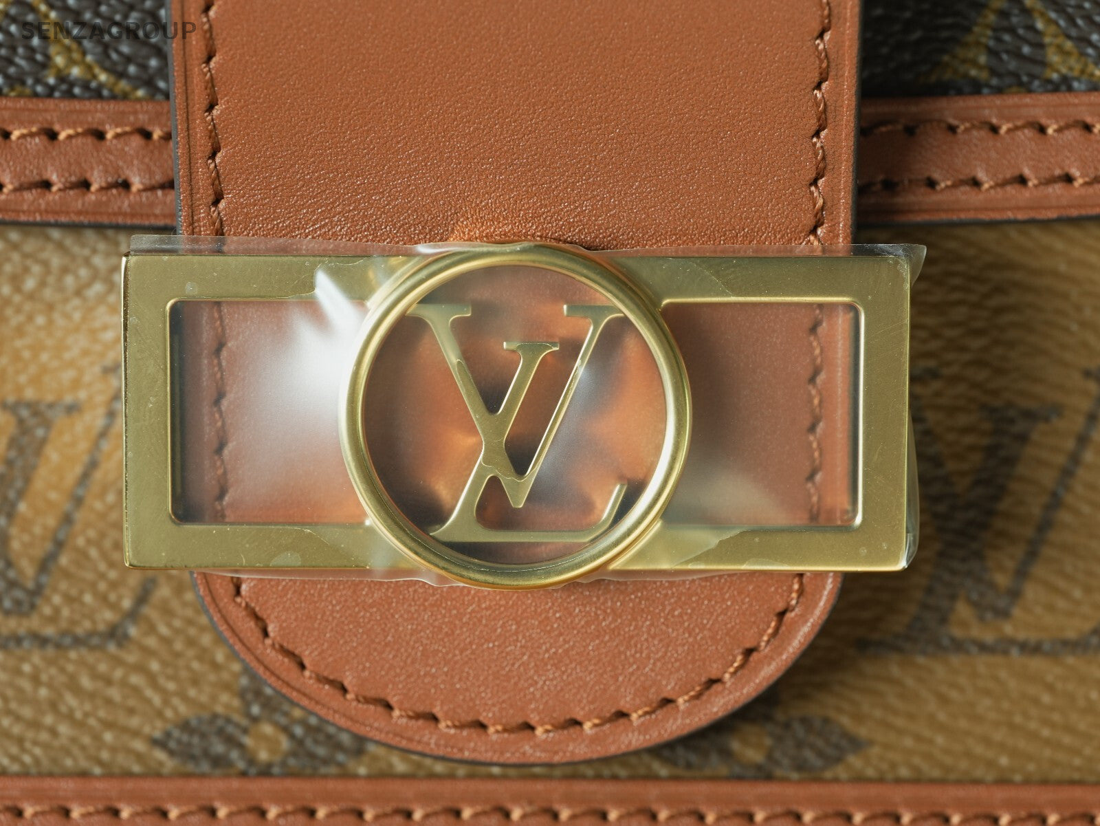 Louis Vuitton Shoulder Bag  Monogram Brown Dauphine OS M68746