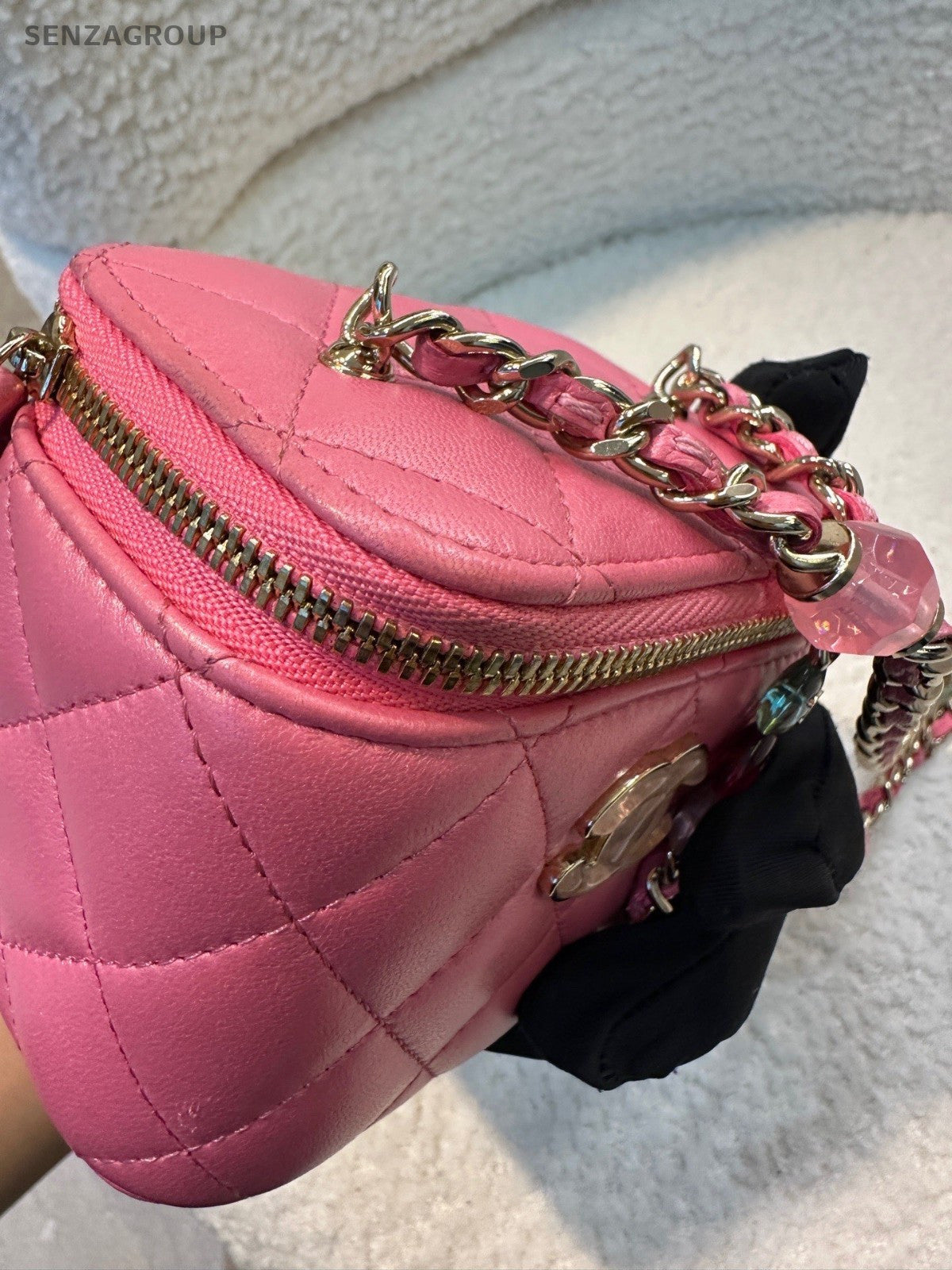 CHANEL Vanity Box Sweet Series Chain Shoulder bag Crossbody Pink Women