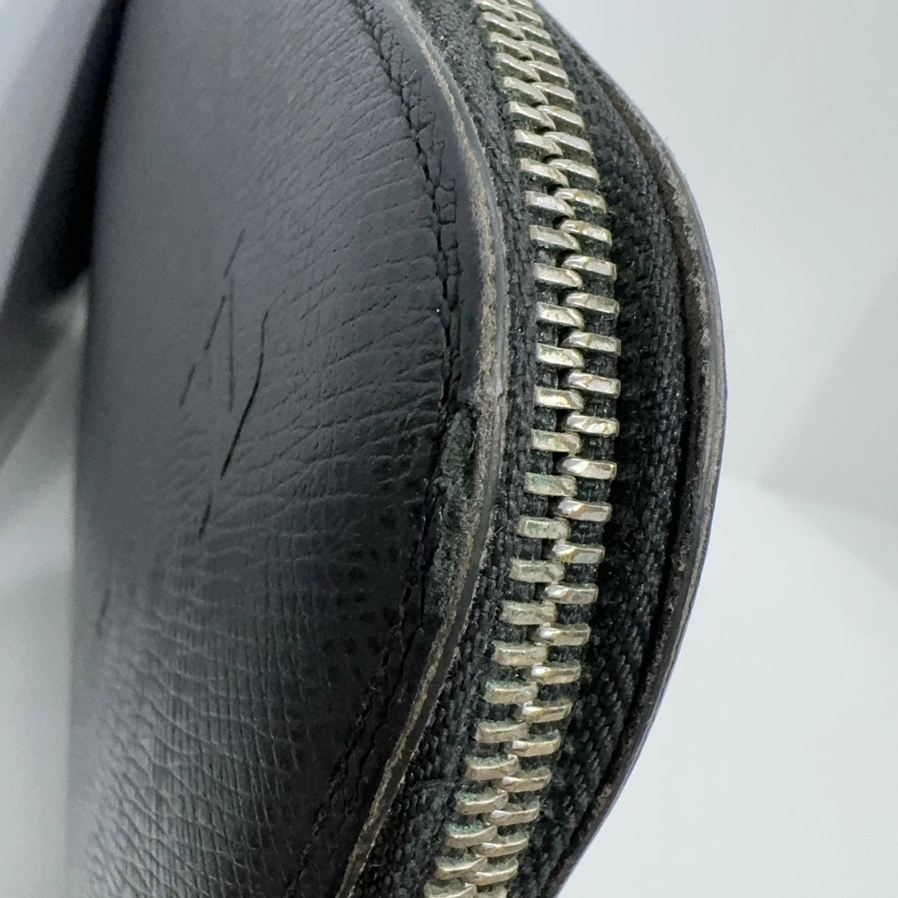 Louis Vuitton Black Leather Clutch Wallet Card Holder For Women