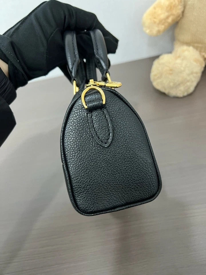 Louis Vuitton Embossed Speedy Nano Handbag For Women