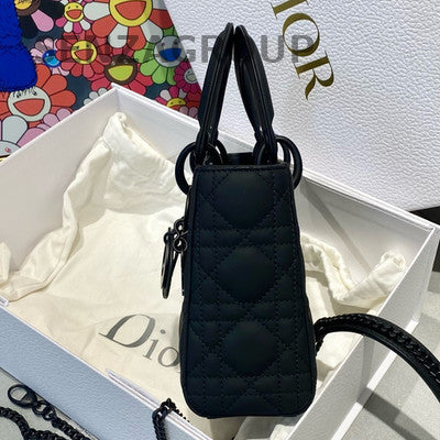 Dior Lady Dior So Black Chain Shoulder Handbag - Classic Women's Bag