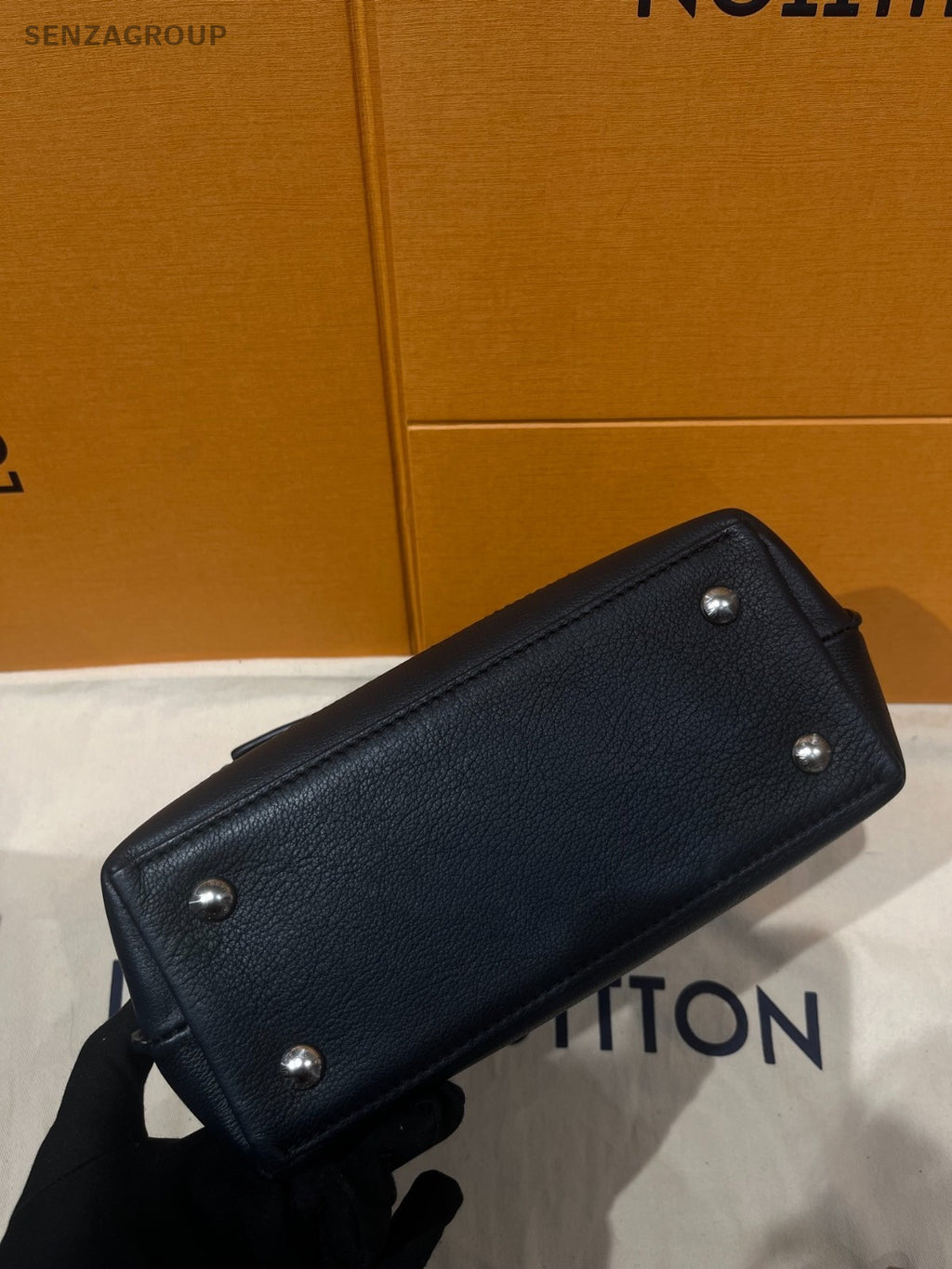 Louis Vuitton lockme ever Top Handle Shoulder Crossbody Bag Women Black