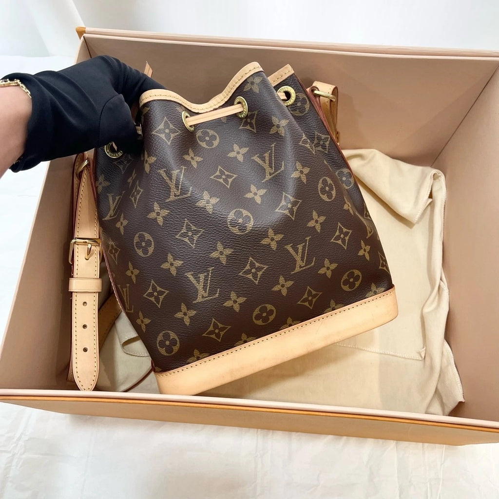 Louis Vuitton Canvas Noe BB Bucket Bag for Women