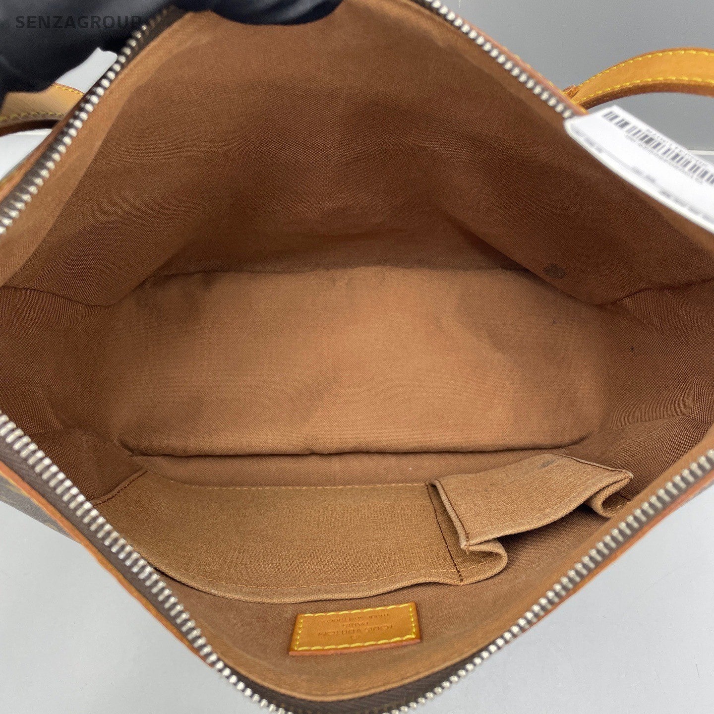Louis Vuitton Monogram Pumpkin Underarm Shoulder Bag Brown Women