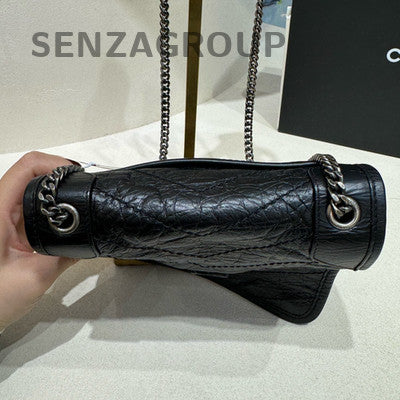 Saint Laurent Niki Mini WOC Black Leather Crossbody Bag - Excellent Condition
