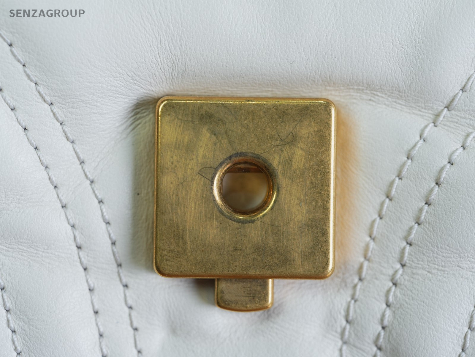 GUCCI Marmont GG Handbag Shoulderbag Crossbody White gold