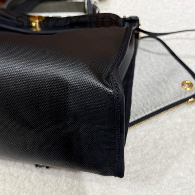 Hermès Herbag 31 Black Gold Handbag Shoulder Bag Classic Women