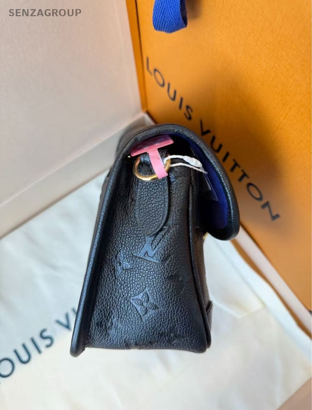 Louis Vuitton Diane Monogram Empreinte Calfskin 2way Shoulder bag Black Women