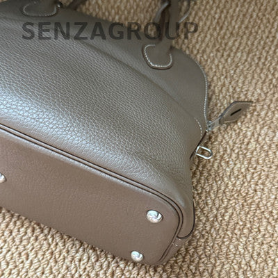 Hermes Bolide 31 Bag Grey Silver Hardware Women's Classic Handbag