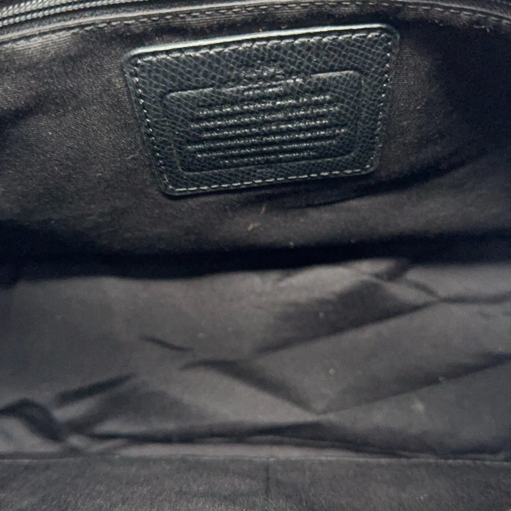 Coach Dark Brown Crescent Shoulder Handbag For Women
