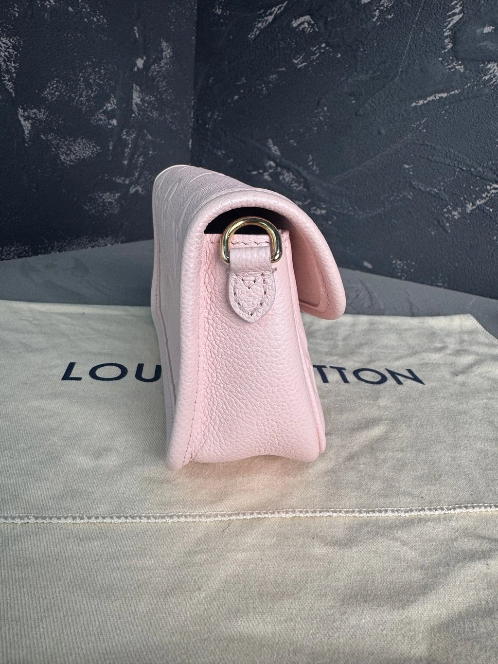 Louis Vuitton Nano Baguette Pink Shoulder Bag For Women