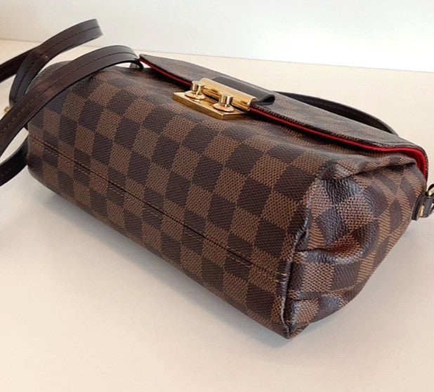 Louis Vuitton Croisette Damier Ebene Top Handle 2WAY Shoulder bag Brown