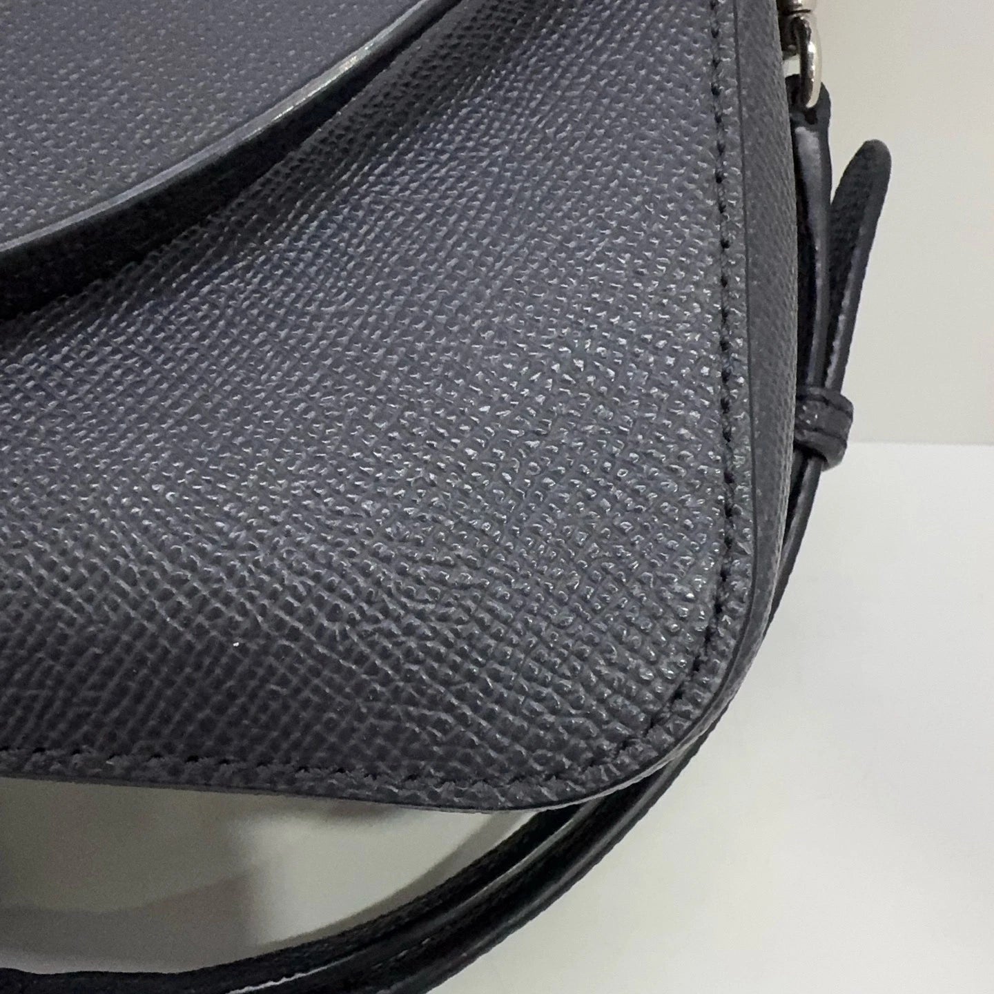Coach Blue Glitter Leather Top Handle Crossbody Shoulder Handbag For Women