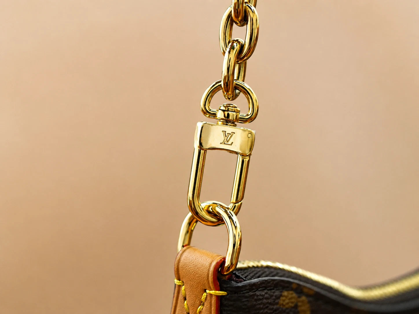 Louis Vuitton Nano Boulogne Monogram Canvas Chain Shoulder Bag Almost Brand NEW