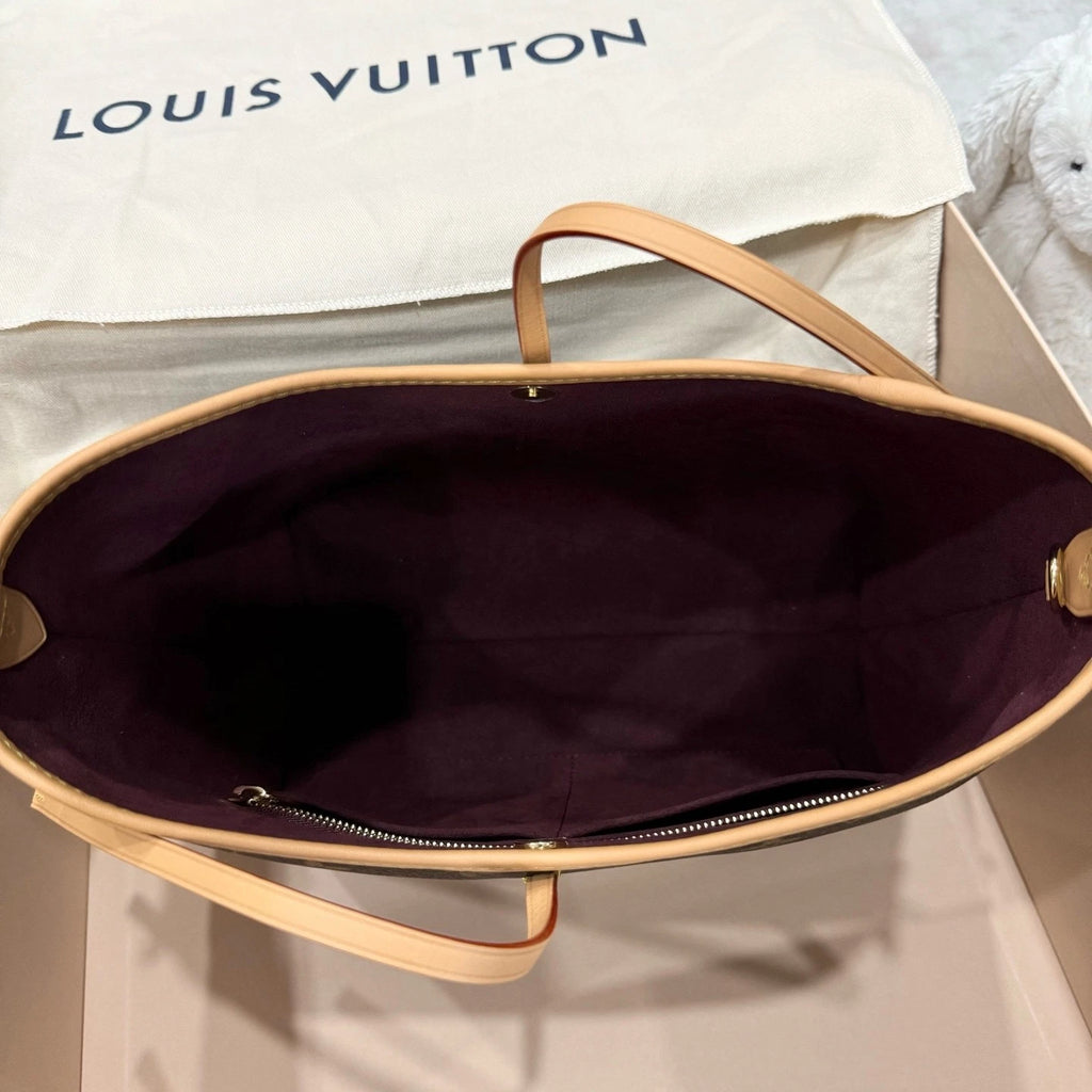 Louis Vuitton Carryall Monogram Canvas Tote Bag Excellent