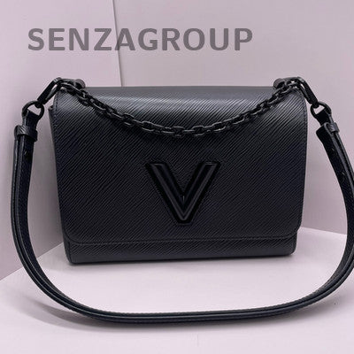 Louis Vuitton Twist Medium SoBlack Epi Leather Shoulder Crossbody Bag