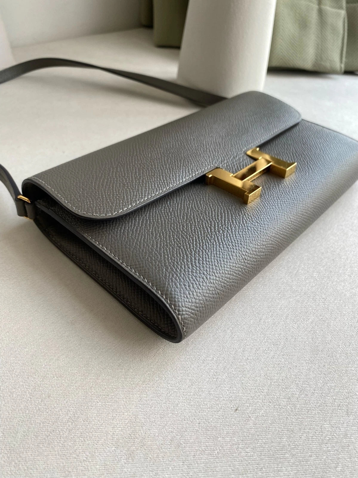 Hermes Constance ToGo Epsom Leather Shoulder Bag For Women