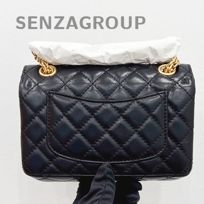 Chanel Quilted Mini Black Caviar Leather Chain Crossbody Bag Classic