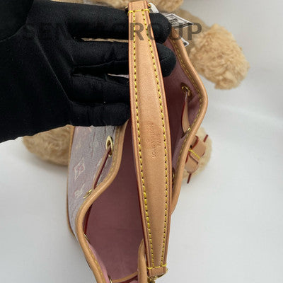 Louis Vuitton Monogram Noe Bucket Bag Pink Gold Hardware Women's