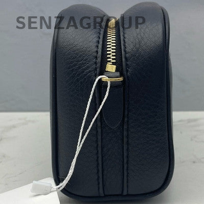 Burberry Black Camera Crossbody Bag Gold Hardware Women's Classic