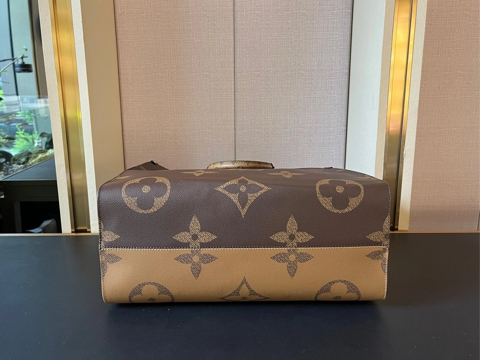 Louis Vuitton Brown Monogram Large OnTheGo Tote Bag For Women
