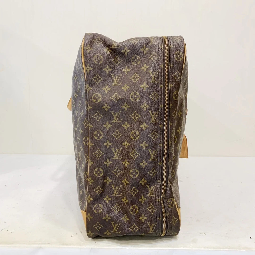 Louis Vuitton Sirius Monogram Handbag Brown Gold Unisex Adults Classic