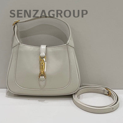 Gucci 1961 White Gold Shoulder Crossbody Bag Classic Fashion Women
