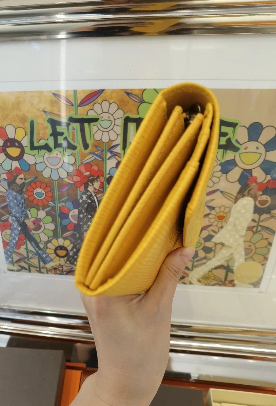 Louis Vuitton Yellow Epi Leather Wallet For Women