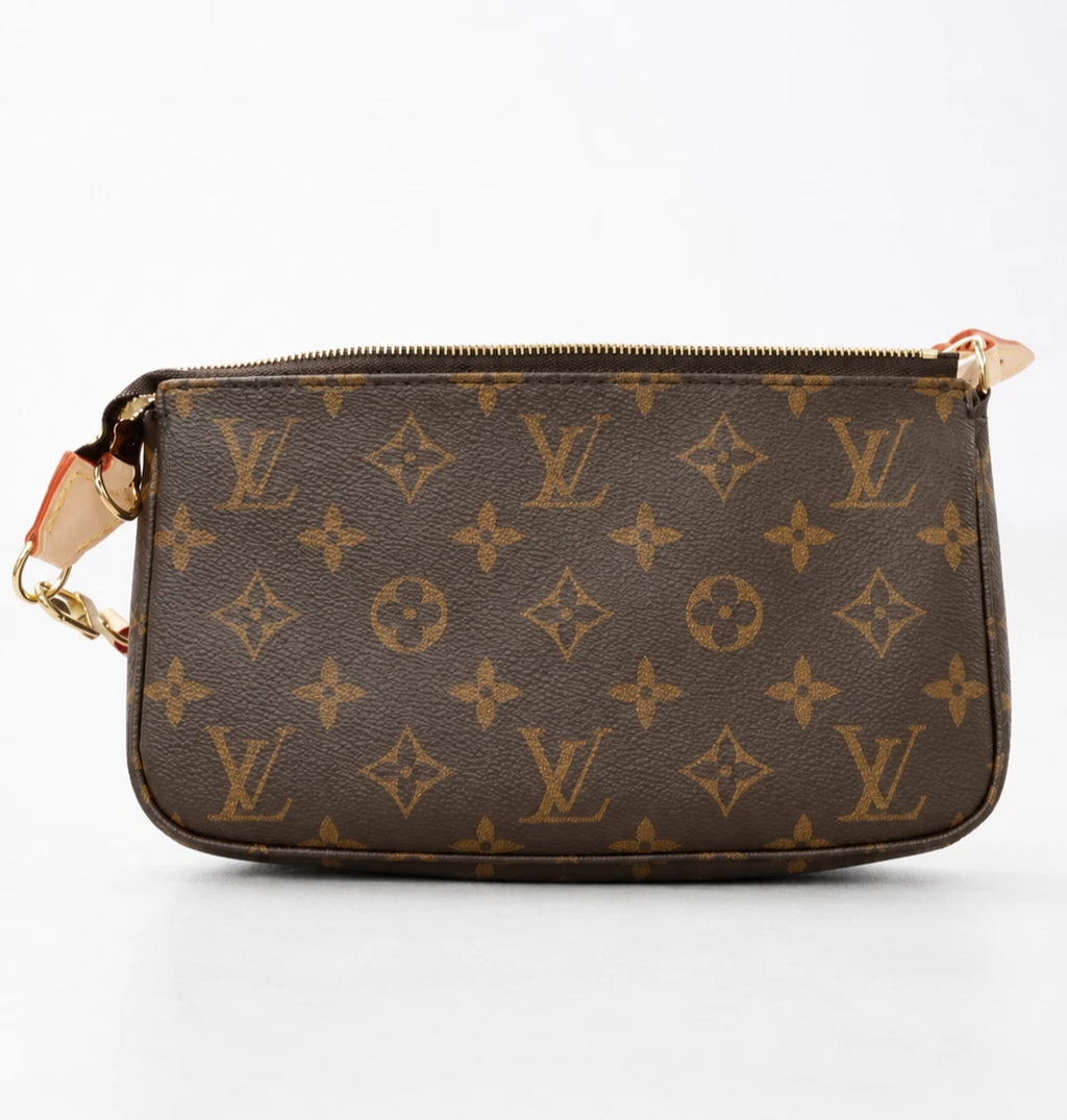 Louis Vuitton Pochette Accessories Monogram Canvas Shoulder Bag Excellent