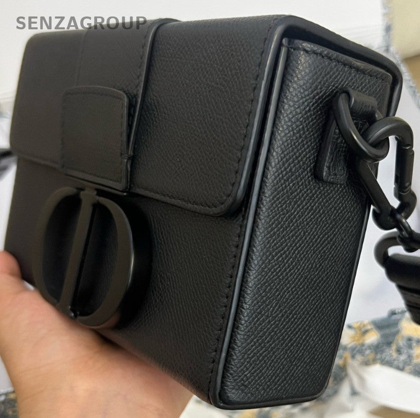 Christian Dior BOX So Black 2Way Shoulder Bag Crossbody Unisex Adults Classic