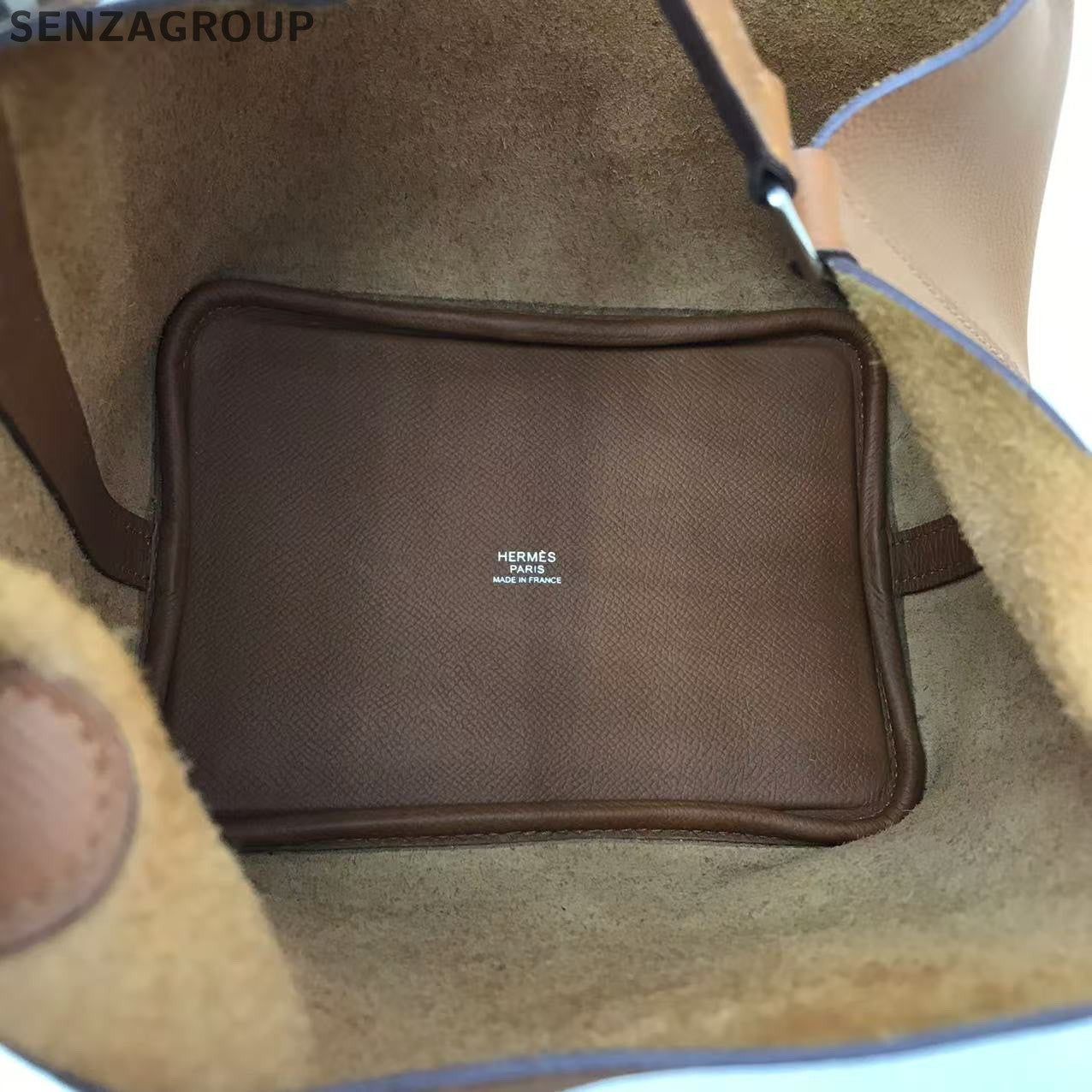 Hermès Picotin Lock Bag Epsom Leather Brown Silver Hardware