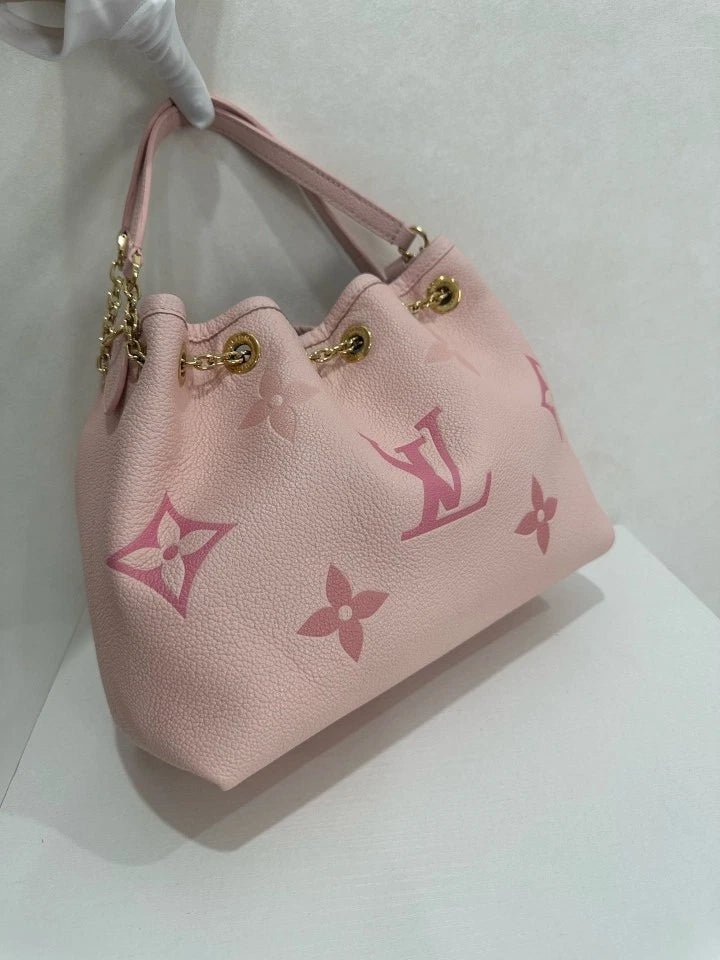 Louis Vuitton Pink Strawberry Drawstring Bucket Handbag For Women